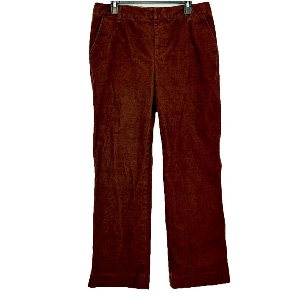 Bob Timberlake Women’s Corduroy Pants Size 12 Brown Mid Rise Classic Fit Y2K